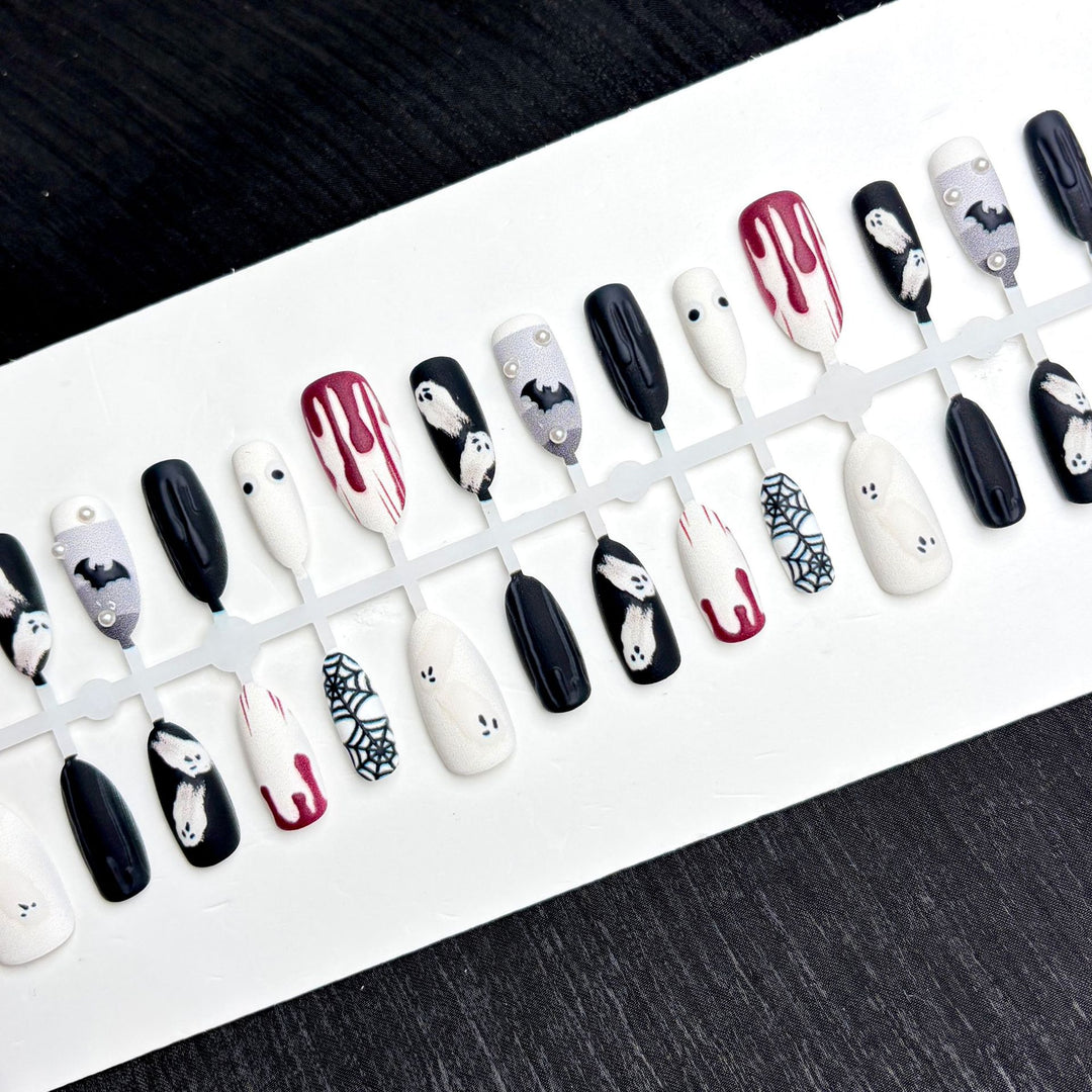 Halloween-Themen Dekorative Nagelkunst Set