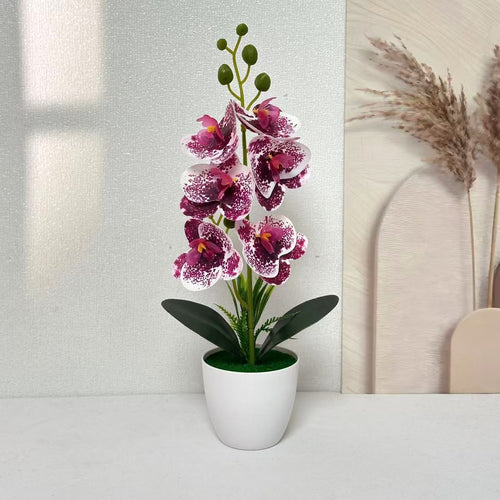 Elegante künstliche Orchideenpflanze für die Wohnkultur