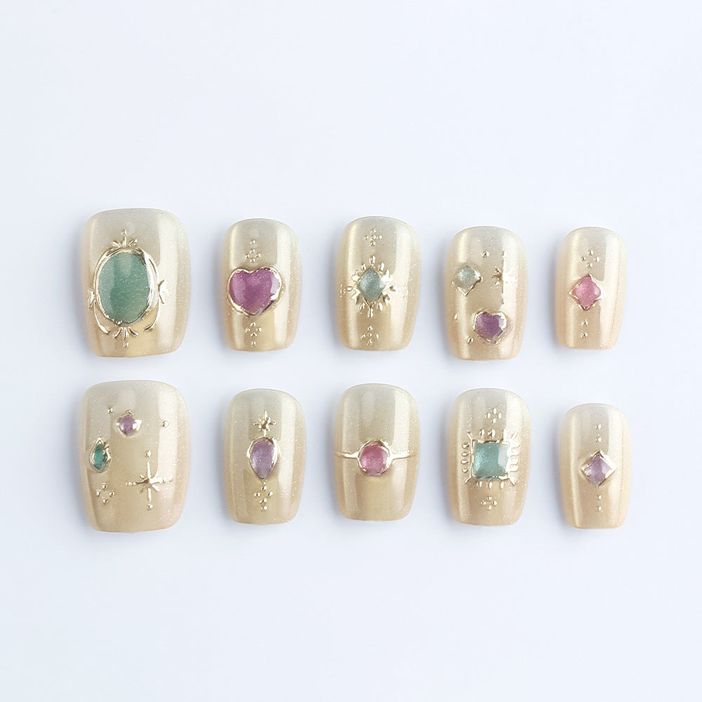 Dekorative Press-On Nagelkunst Kollektion Karnz
