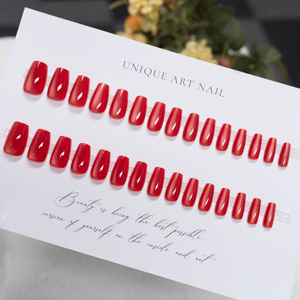 Glänzendes Acryl Press-On Nagel Set