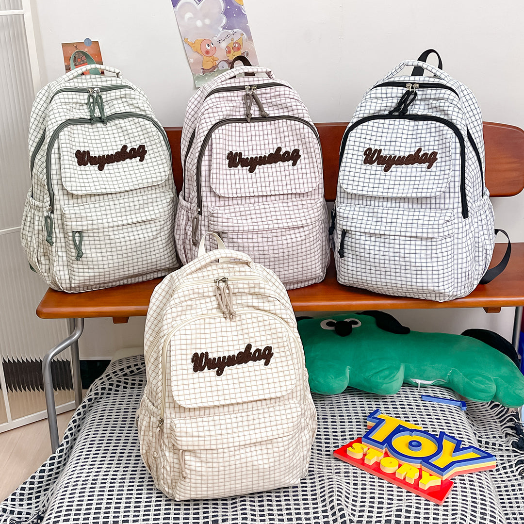 Multi-Taschen Strukturierter Rucksack Karnz