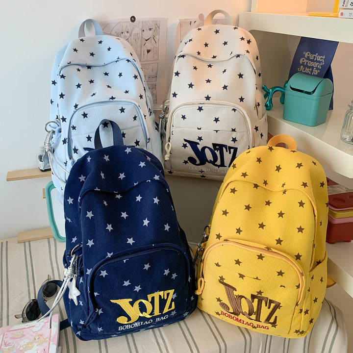 Stylische Sternenbedruckte Rucksack Karnz