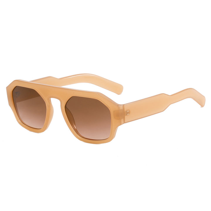 Damen modische geometrische Sonnenbrille Karnz