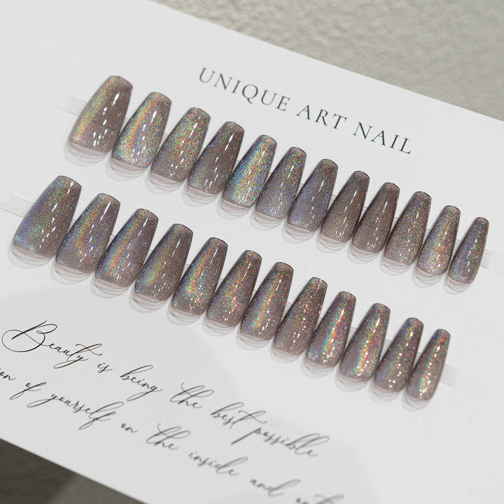 Premium Glitzernde Press-On Nagel Set