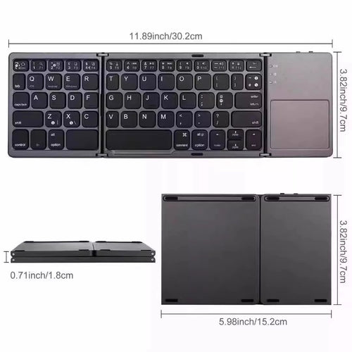 Tragbares faltbares kabelloses Tastatur- und Mausset Karnz