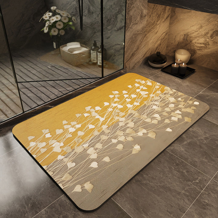 Stylische rutschfeste Badematte