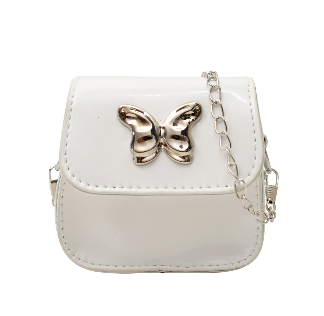 WoStylish Schmetterlingsverschluss Mini-Handtasche Karnz
