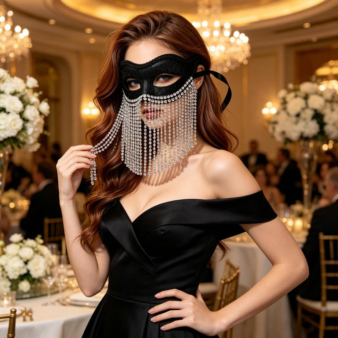 Pailletten Maske