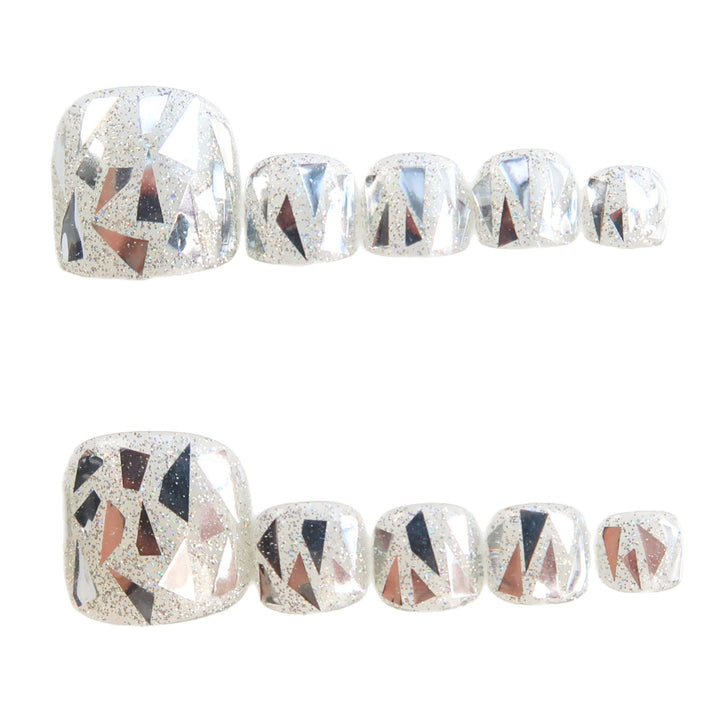 Premium Glitzernde Press-On Nagelkunst Set Karnz