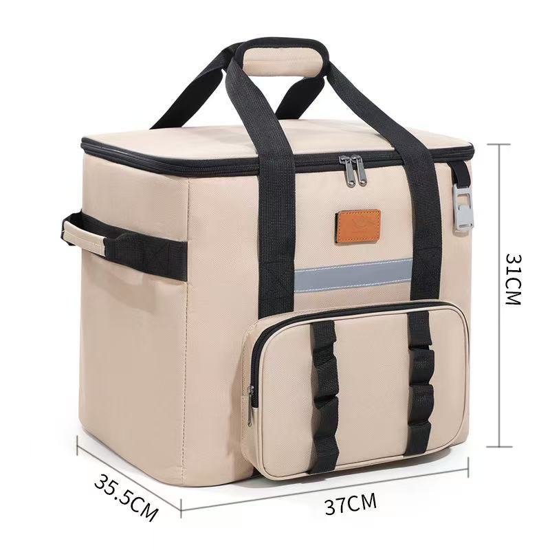 Damen Isolierte Picknickkühltasche mit Seitentasche Karnz