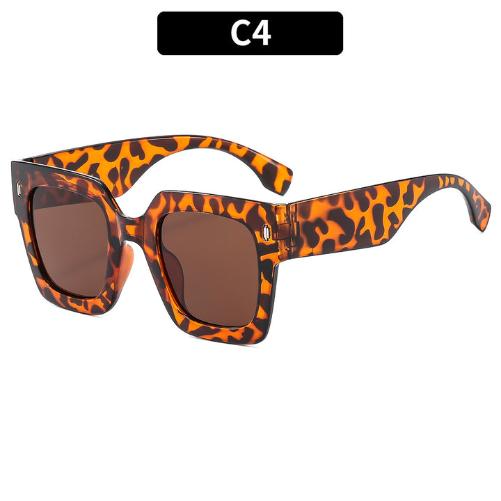 Bold Übergroße Quadratische Sonnenbrille