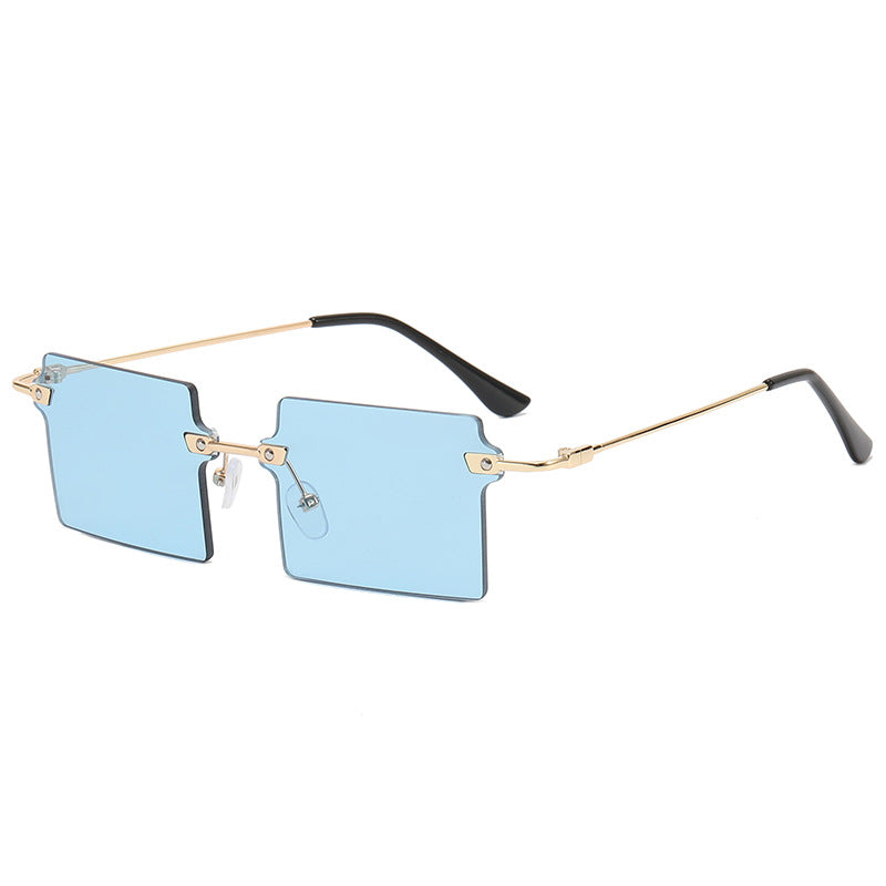 Damen modische oversized Sonnenbrille mit rechteckigem Design Karnz