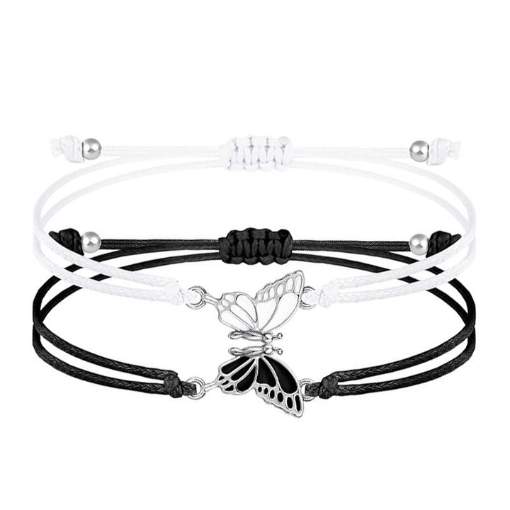 Butterfly Charm Halskette und Armband Set Karnz