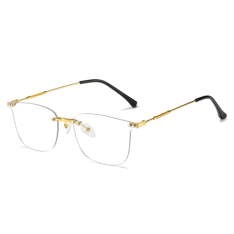 Damen stilvolle Geometric-Sonnenbrille mit modernen Glaselementen Karnz