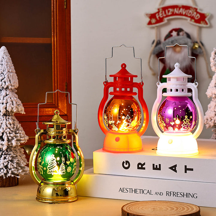 Nostalgische LED Weihnachtslaterne Karnz