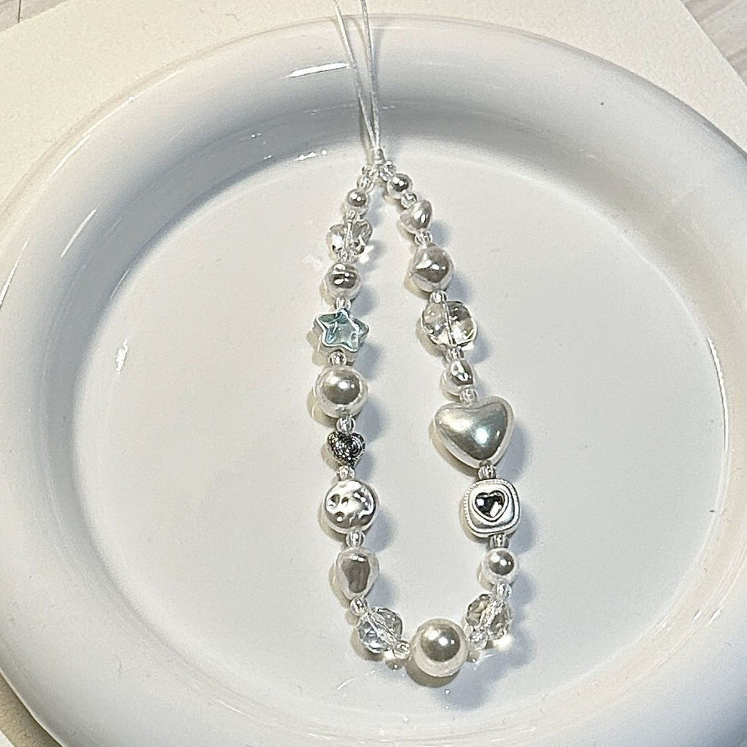 Elegante Perlen Charme Halskette Karnz 1790136027
