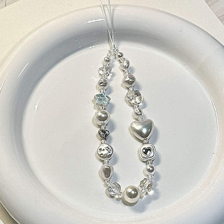 Elegante Perlen Charme Halskette Karnz 1790136027