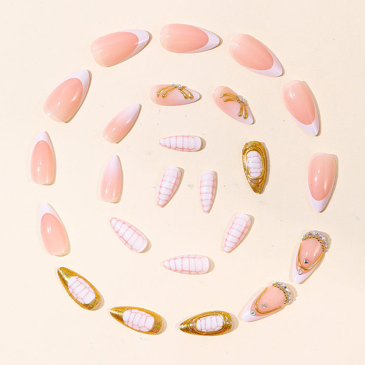 Elegantes dekoratives Gel-Nagelkunst-Set Karnz