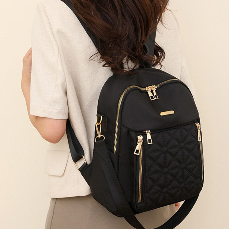 Stylische gesteppt Nylon Rucksack Karnz