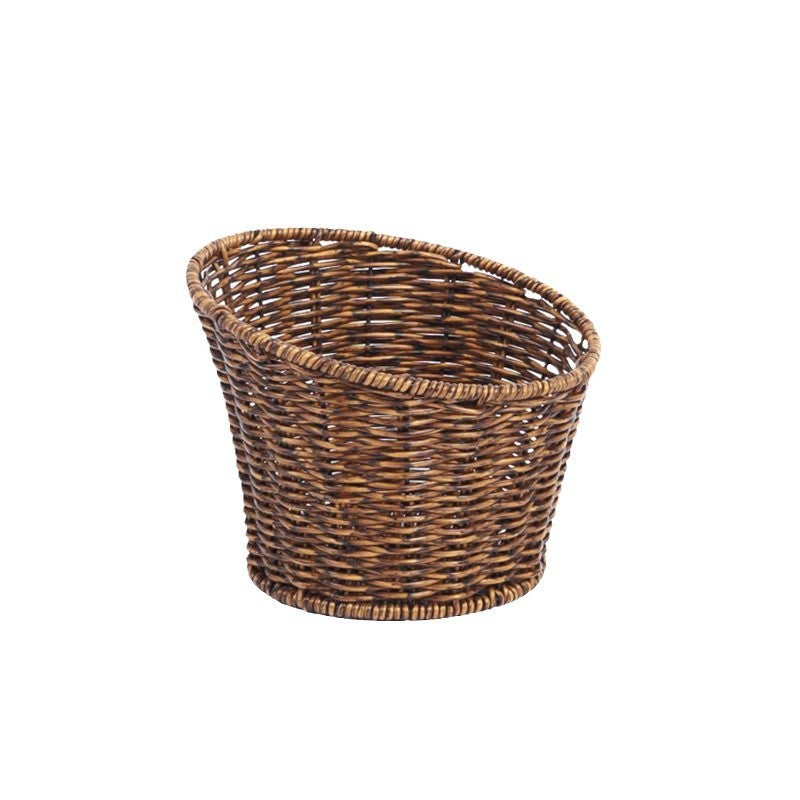 Artisan Geflochtene Dekorative Aufbewahrungskorb Karnz
