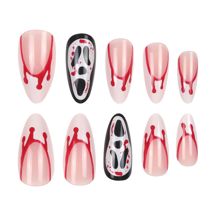 Künstlerisches Horror-Thema Press-On Nail Set Karnz