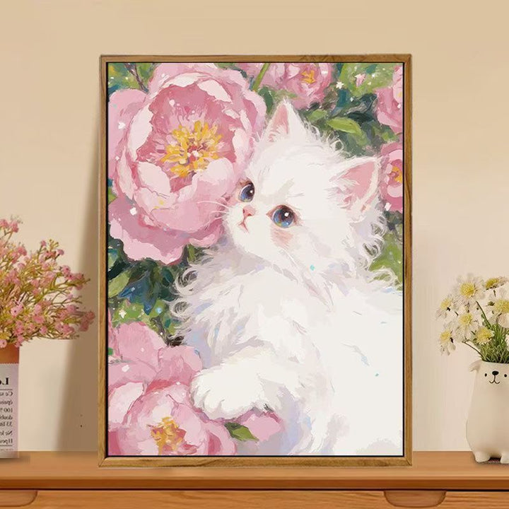 Kat-Themen Blumen Wandkunst Druck Karnz
