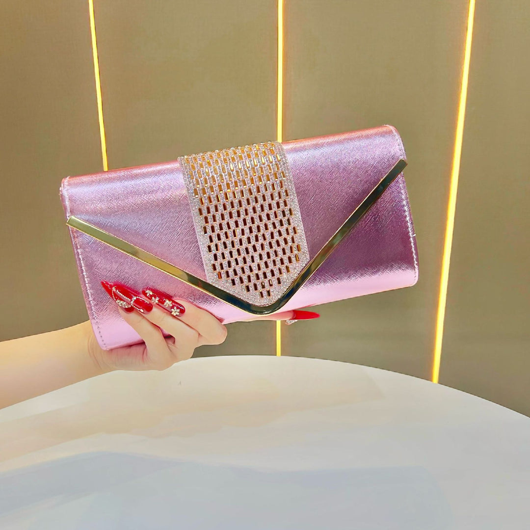 Elegante metallische Clutch