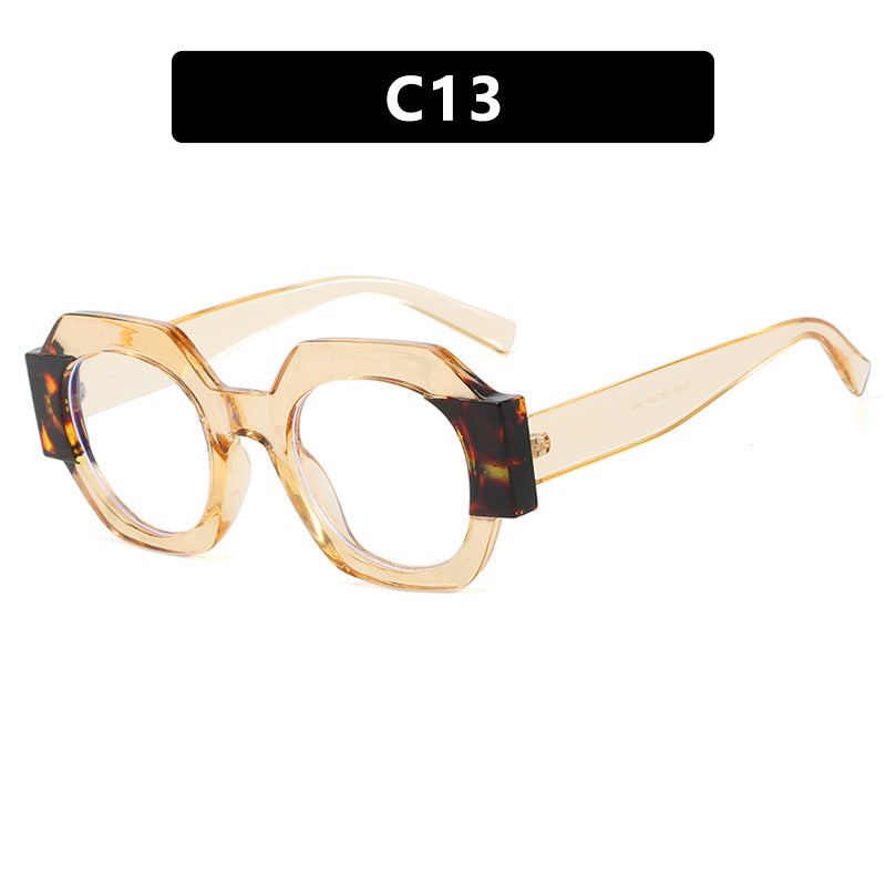 Damen trendige Sonnenbrille im hexagonalen Design Karnz