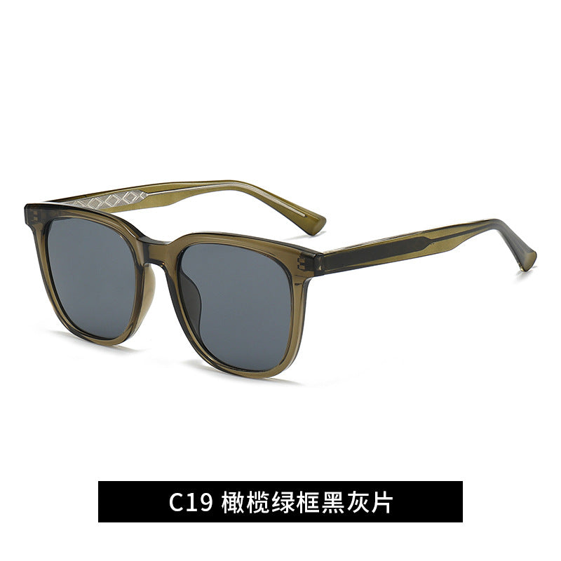 Damen modische Sonnenbrille im modernen rechteckigen Stil Karnz