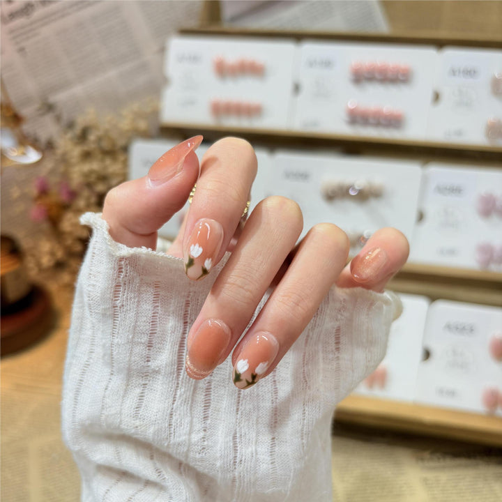 Floral Nail Art Press-On Nägel Karnz