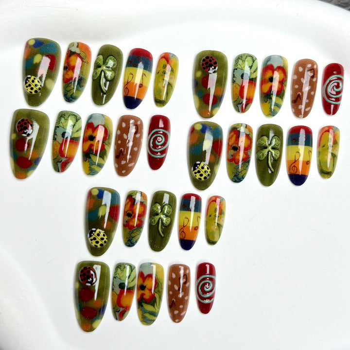 Künstlerisches Nail Art Sticker Set