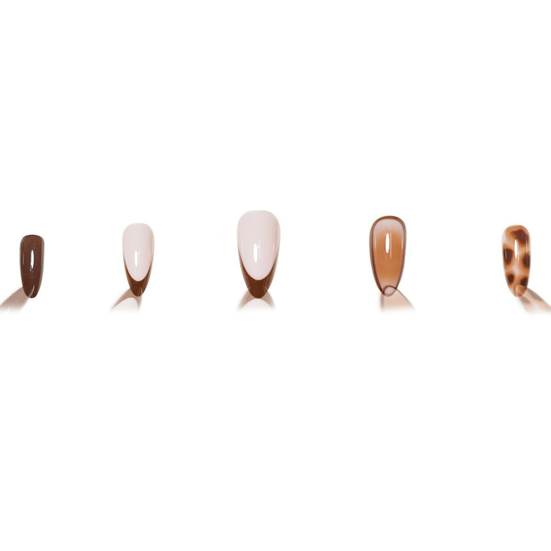 Künstlerische dekorative Stiletto Press-On Nägel Karnz
