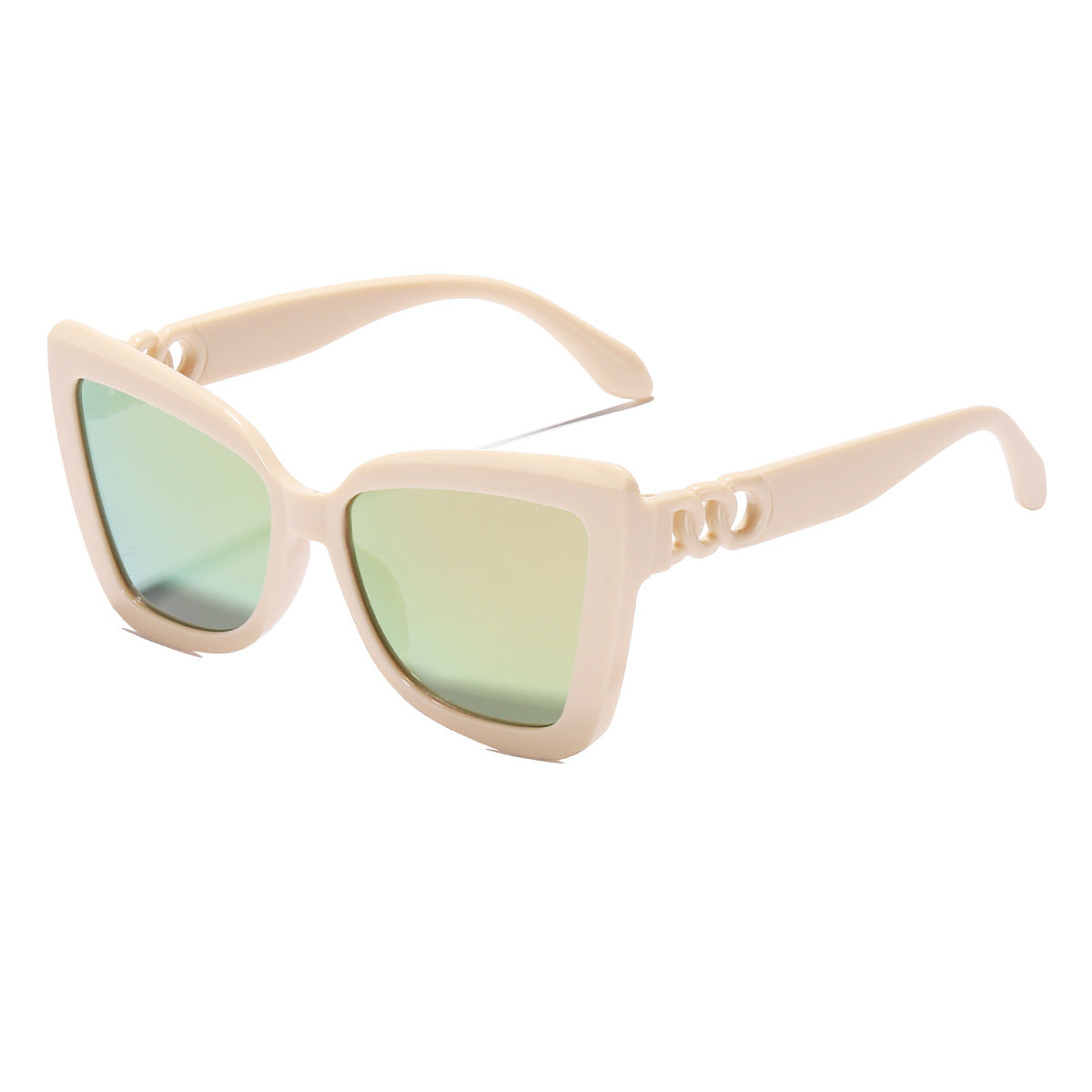 Damen modische Sonnenbrille mit auffälligem Design und robustem Rahmen Karnz