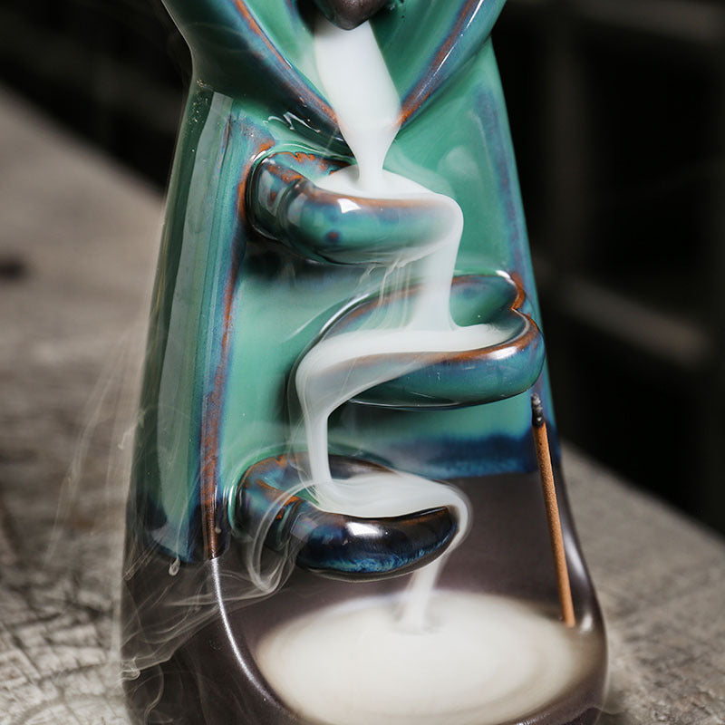Künstlerisches Paar Figurine Räuchergefäß