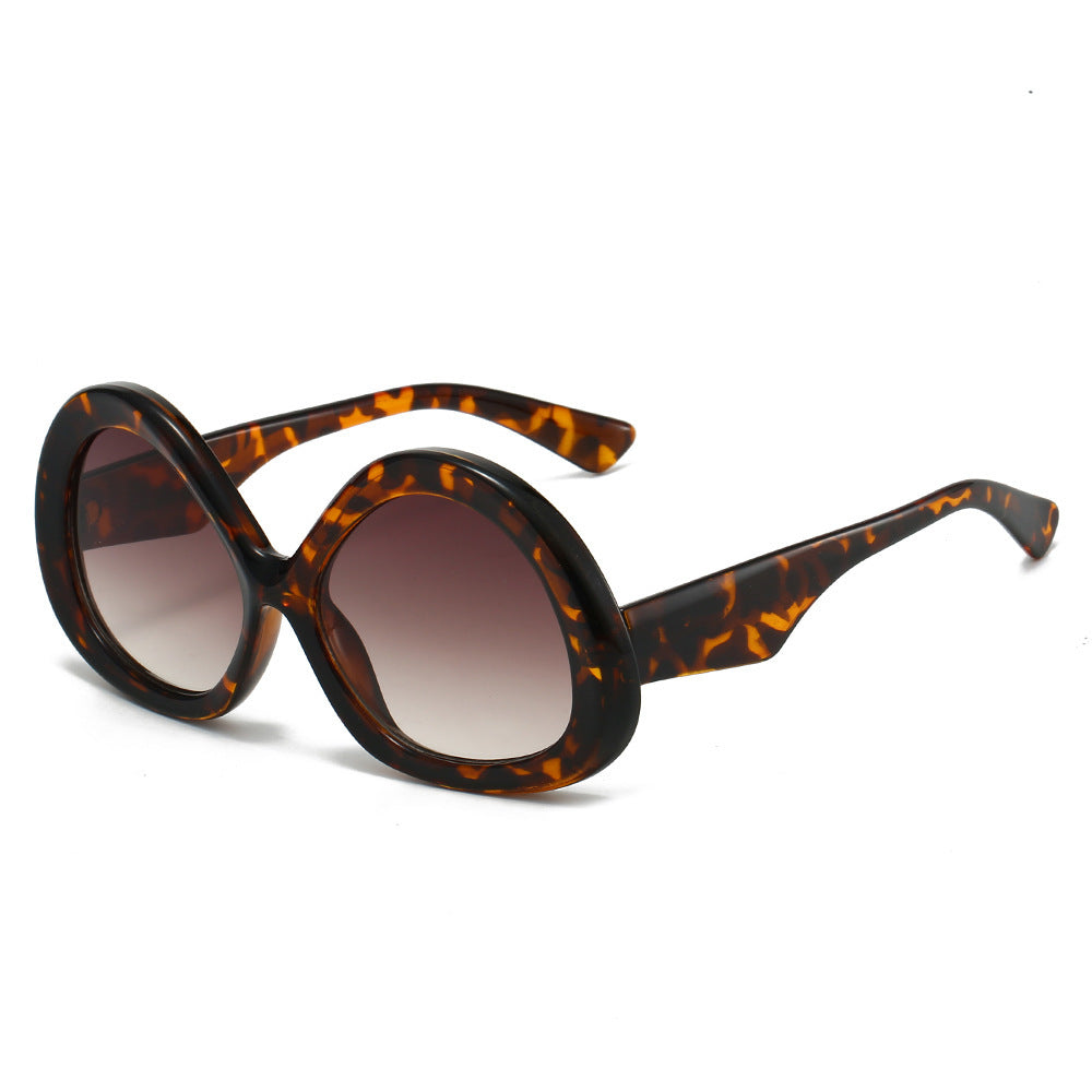Oversized Retro-inspirierte Schmetterlingssonnenbrille Karnz