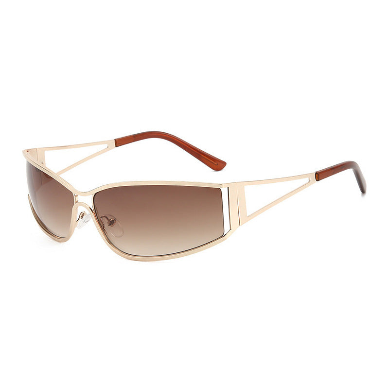 Damen Sportliche Sonnenbrille mit elegantem Rahmen Karnz