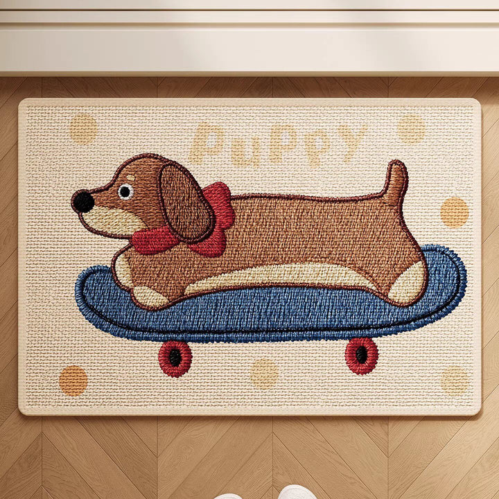 Adorable Hunde-Themen Rutschfeste Badematte