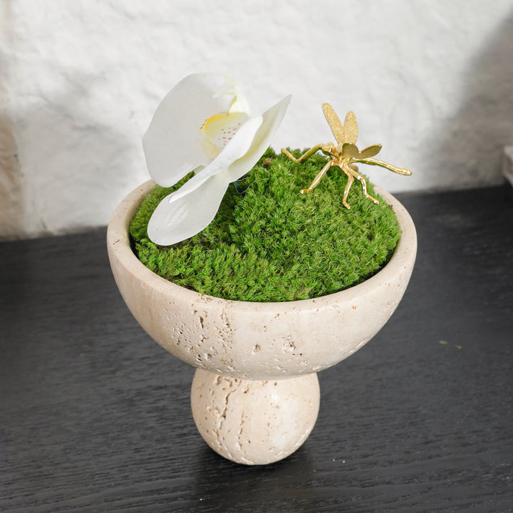 Künstlerisches dekoratives Blumen-Terrarium