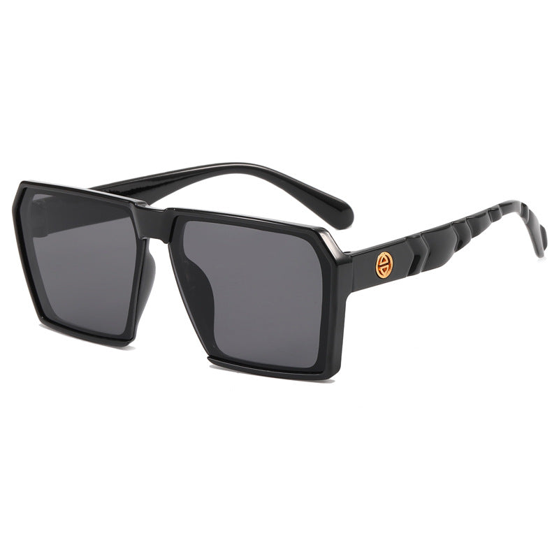 Damen Stylische quadratische Sonnenbrille mit kontrastierenden Gläsern Karnz