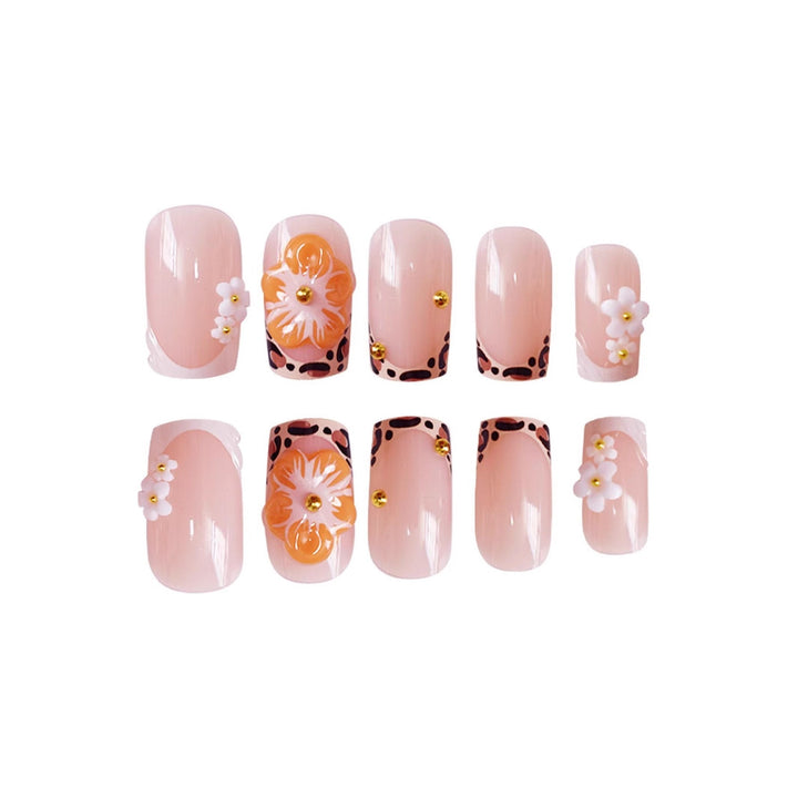 Künstlerisches Florales Nagelkunstset Karnz