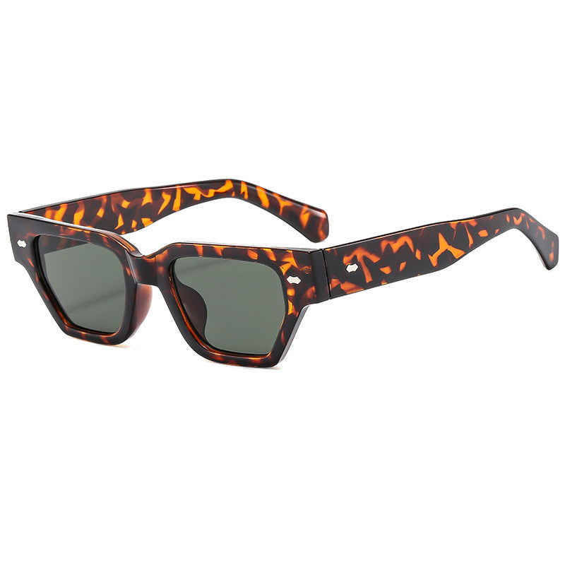 Geometrischer Rahmen Modischer Sonnenbrille Karnz