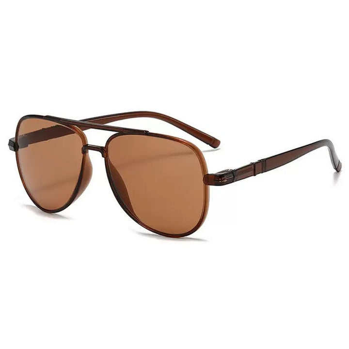Stylische Übergroße Schild Sonnenbrille Karnz