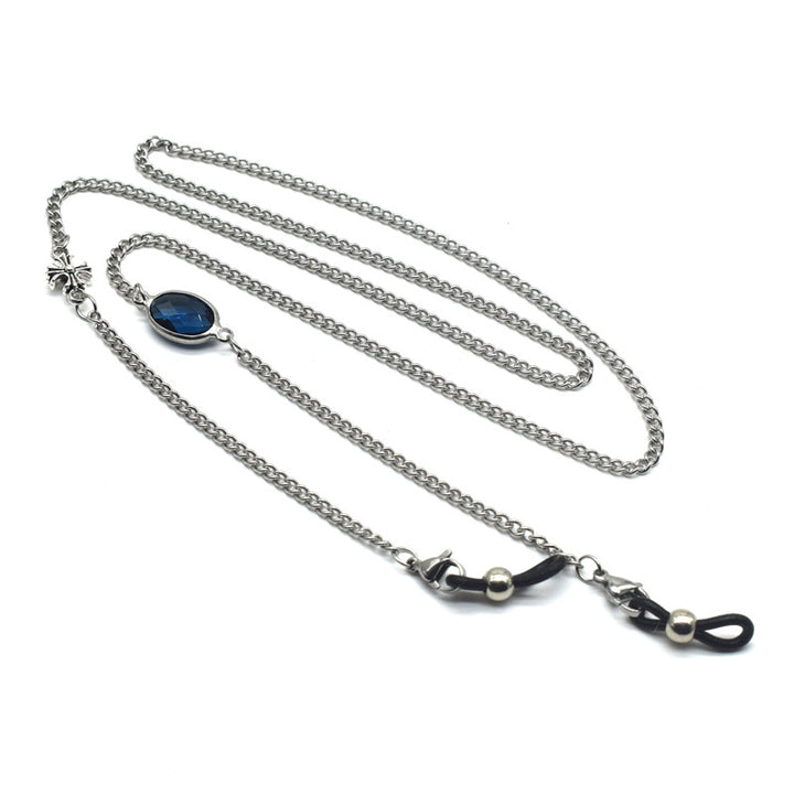 Elegante Edelstein Brillenketten Karnz