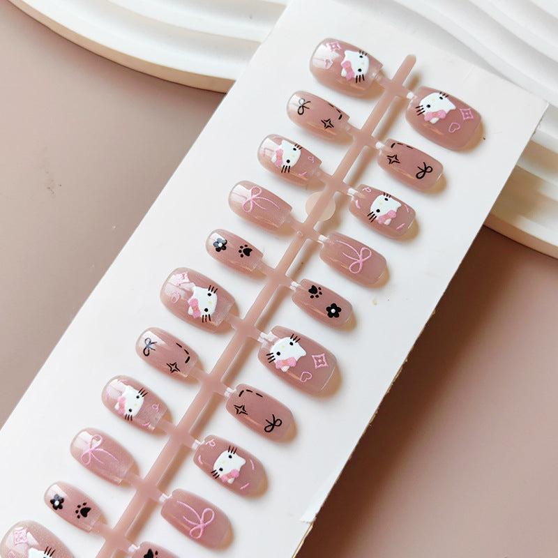Kawaii Kunstfingernägel Im Verspielten Design Karnz