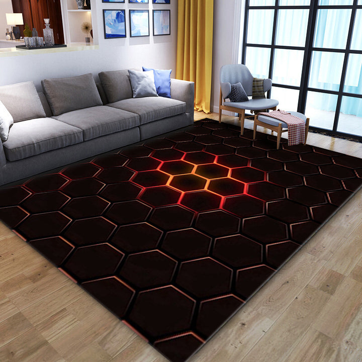 Geometrisches Design Teppich