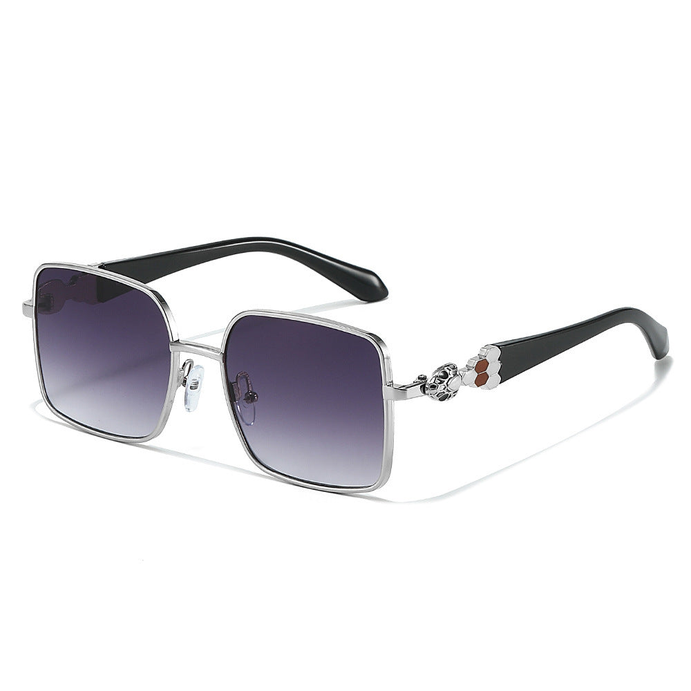 Chic Dekorative Quadratische Rahmen Sonnenbrille Karnz