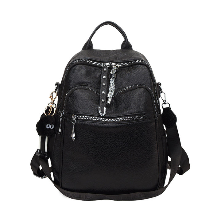 Stylische multifunktionale Leder-Rucksack