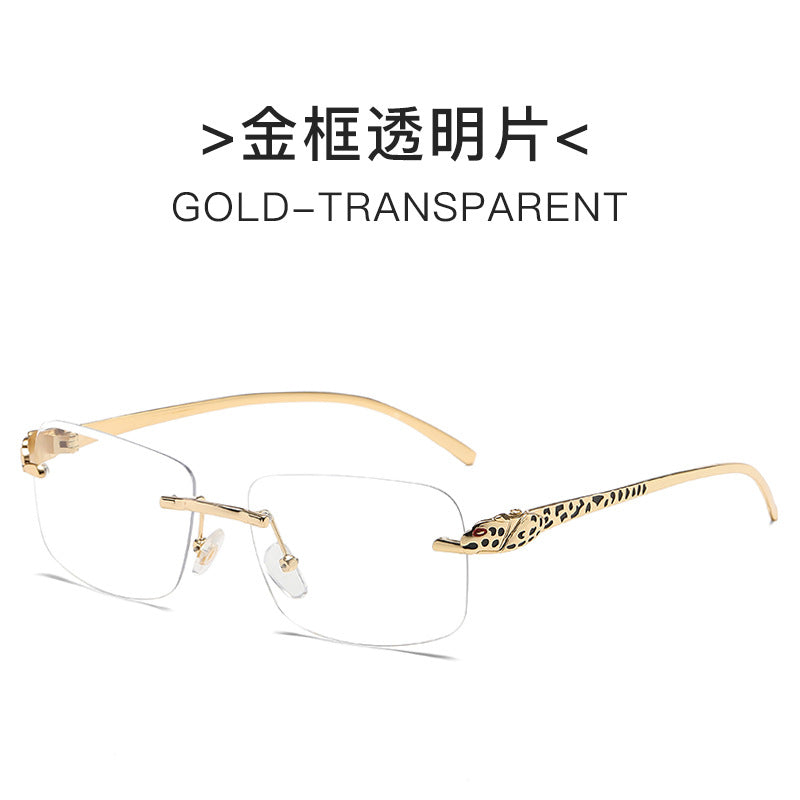 Damen exklusive Designer-Brille mit eleganten Details und hochwertigem Metallrahmen Karnz