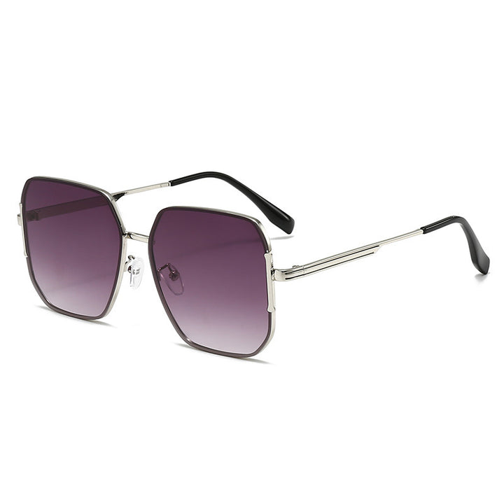 Elegante Übergroße Schild Sonnenbrille