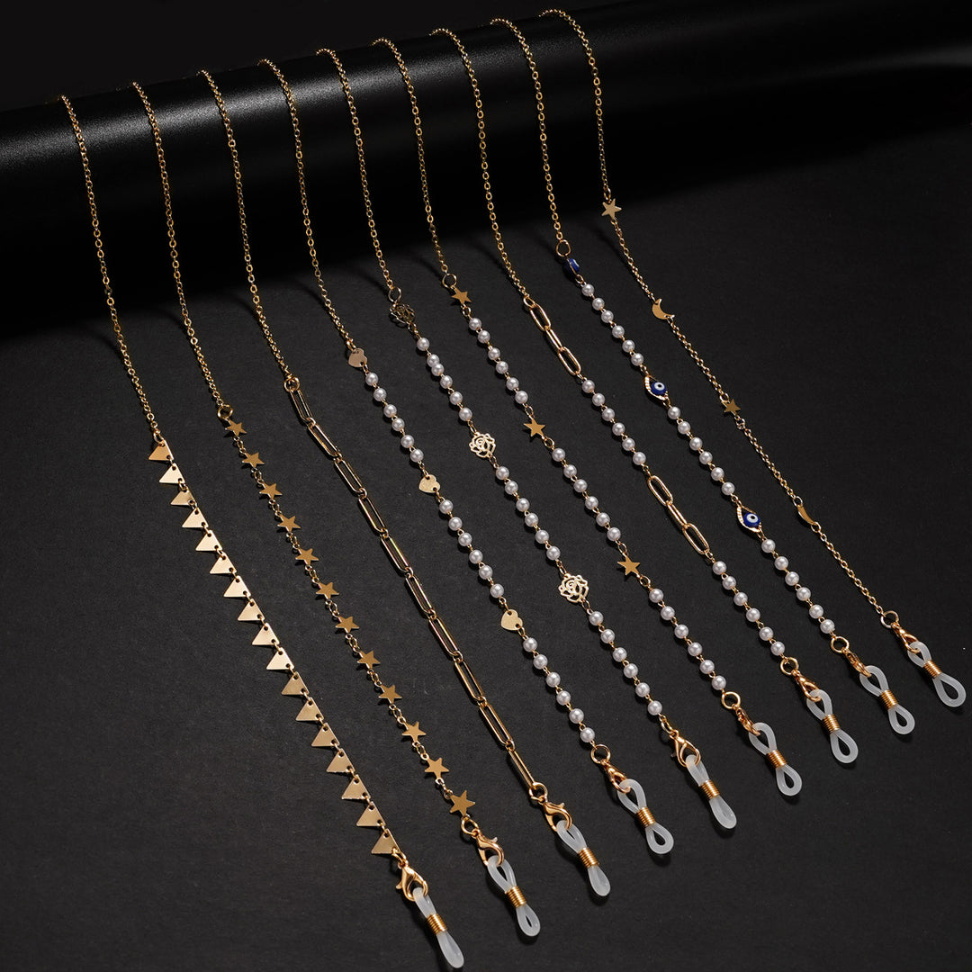 Chic Geometrische Brillen Kette Karnz